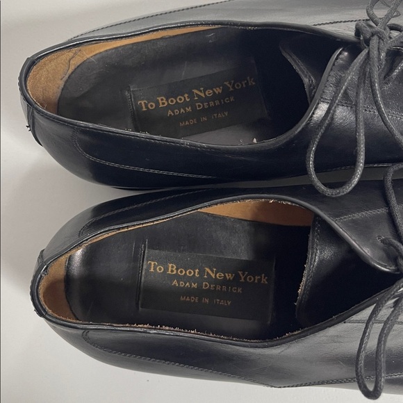 To Boot New York Men\'s Apron Oxford Dress Shoe Lace Up Black Leather Size 13 New main image 5